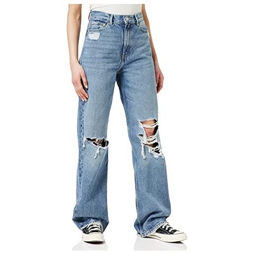 Dr. Denim echo jeans, drift mid distrutto, 25 w/30 l donna