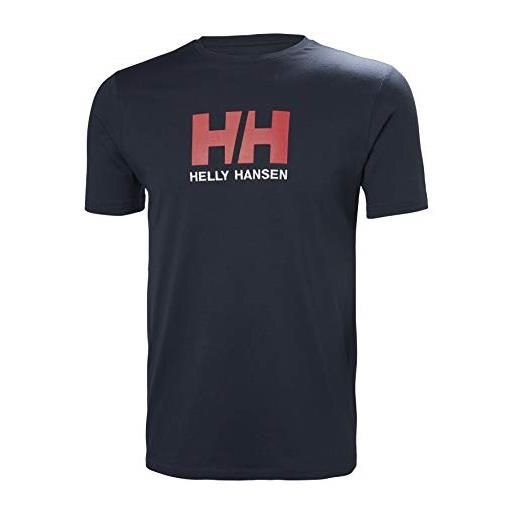 Helly Hansen uomo maglietta hh logo, m, grigio melange