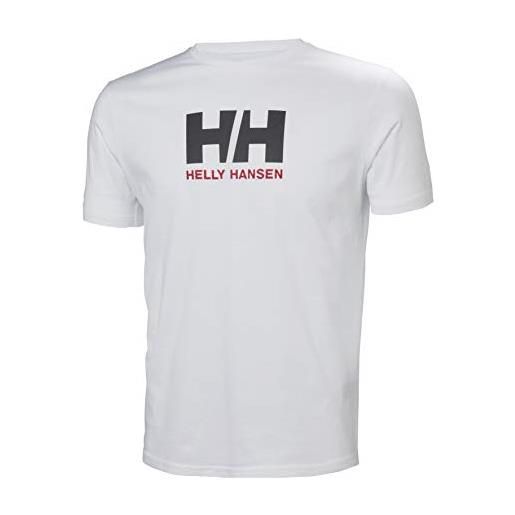 Helly Hansen uomo maglietta hh logo, l, grigio melange