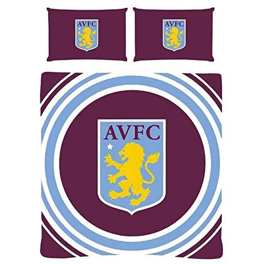 Forever Collectibles UK Limited aston villa fc pulse double reversible duvet one size