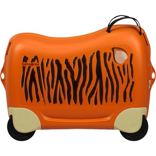 Samsonite dream2go trolley valigia baby 4 ruote, tigre arancione