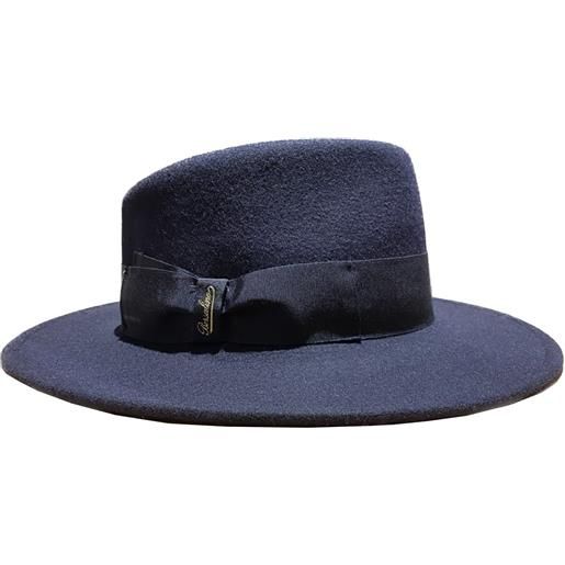 Borsalino melanie cappello feltro lana, blu mirtillo tg l