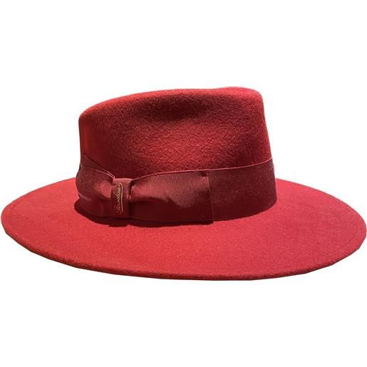 Borsalino melanie cappello feltro lana, rosso tg s