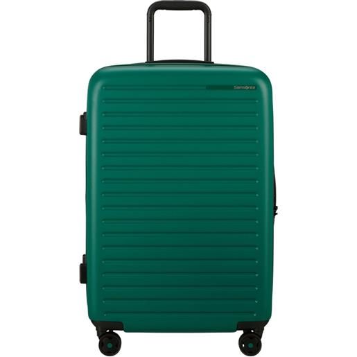 Samsonite stackd valigia trolley da stiva, 4 ruote, 68 cm, verde jungle