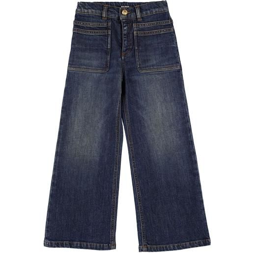 BALMAIN jeans in denim di cotone organico