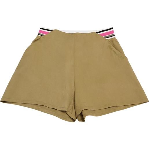 KARL LAGERFELD shorts in gabardina di cotone