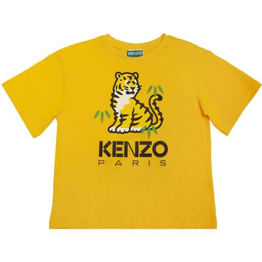KENZO KIDS t-shirt in jersey di cotone organico