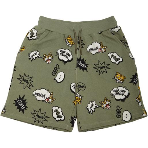 KENZO KIDS shorts in felpa di cotone