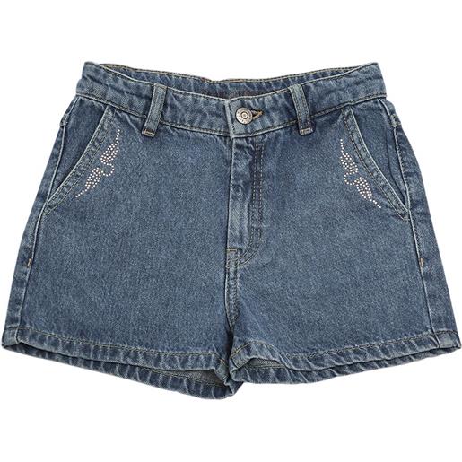 ZADIG&VOLTAIRE shorts in denim di cotone con logo decorato