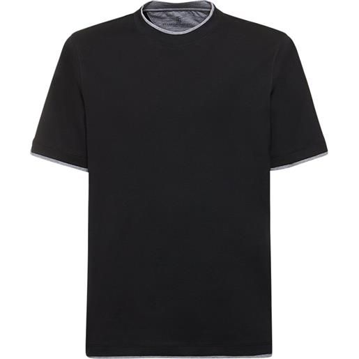 BRUNELLO CUCINELLI t-shirt in jersey di cotone