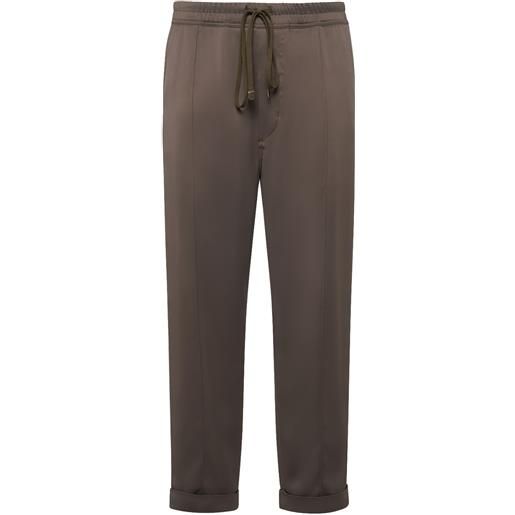 TOM FORD pantaloni jogger in cady di misto viscosa