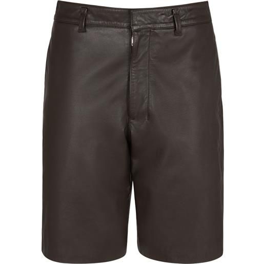 LEMAIRE shorts in pelle