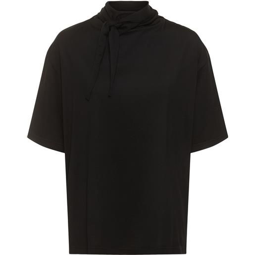 LEMAIRE t-shirt in cotone con foulard