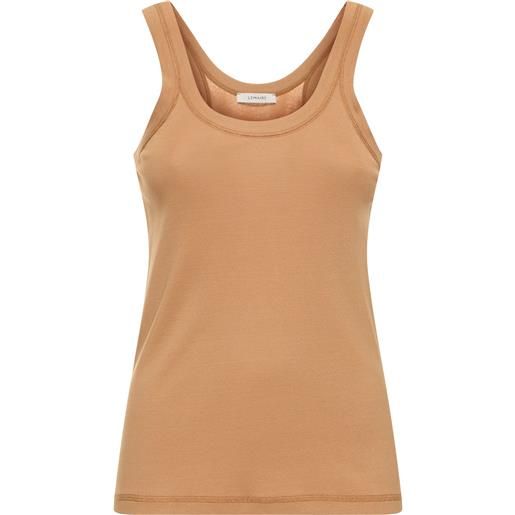 LEMAIRE tank top in cotone a costine