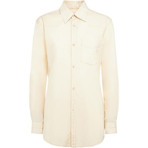 LEMAIRE camicia western in cotone
