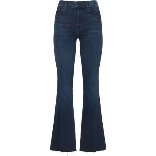 MOTHER jeans the weekender frayed in denim stretch