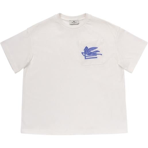 ETRO t-shirt in jersey di cotone con logo