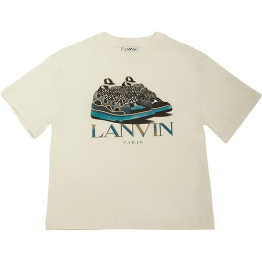 LANVIN t-shirt in jersey di cotone stampato