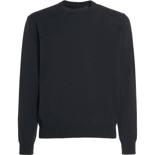 LORO PIANA classic cashmere crewneck sweater