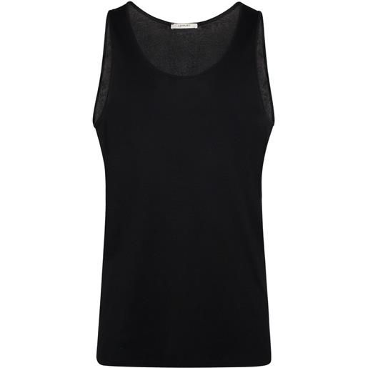 LEMAIRE tank top in cotone a costine