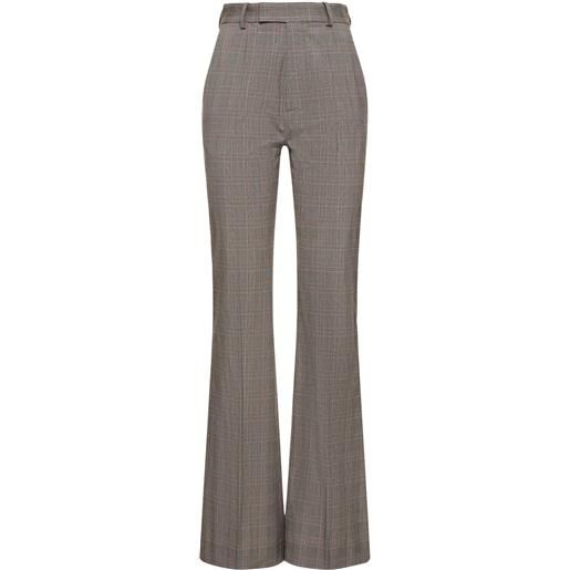 VIVIENNE WESTWOOD pantaloni svasati ray in principe di galles