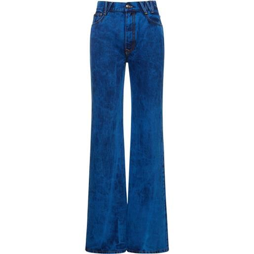 VIVIENNE WESTWOOD jeans larghi vita alta ray in denim