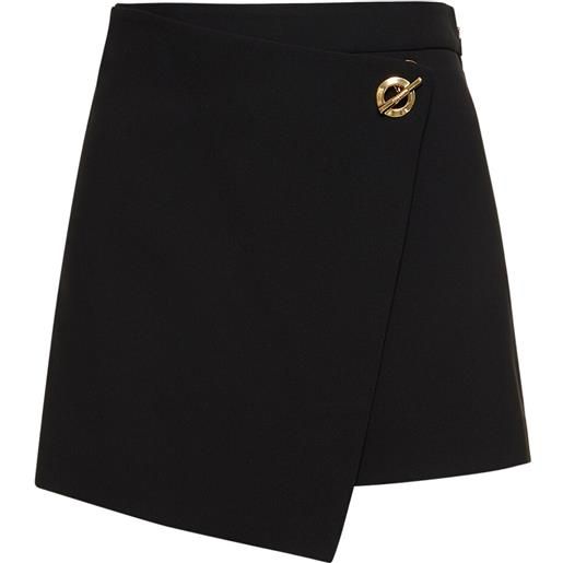 MOSCHINO shorts in crepe stretch