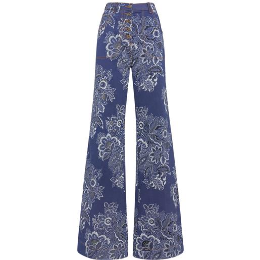 ETRO jeans vita alta in denim