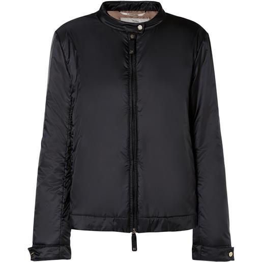 MAX MARA bomber greenba in techno / zip