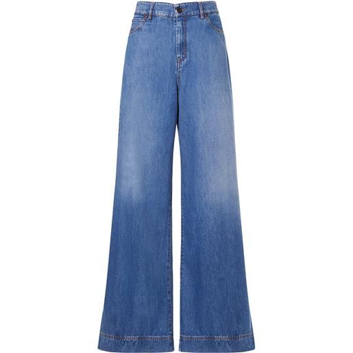 WEEKEND MAX MARA jeans larghi vega in denim di cotone