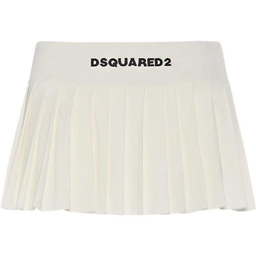 DSQUARED2 minigonna in maglia di viscosa con logo