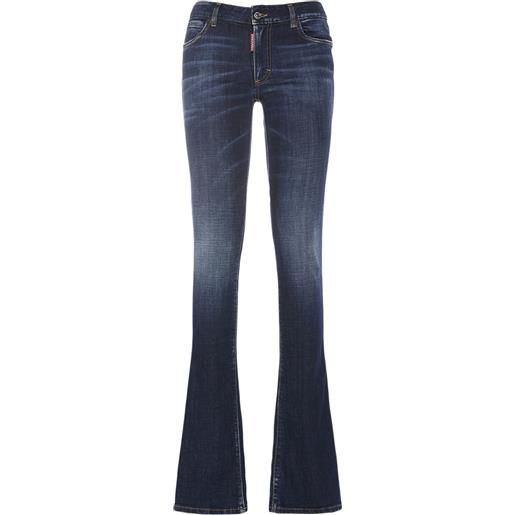 DSQUARED2 jeans svasati in denim con cutout