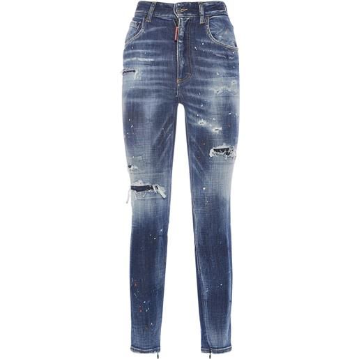 DSQUARED2 jeans skinny twiggy distressed