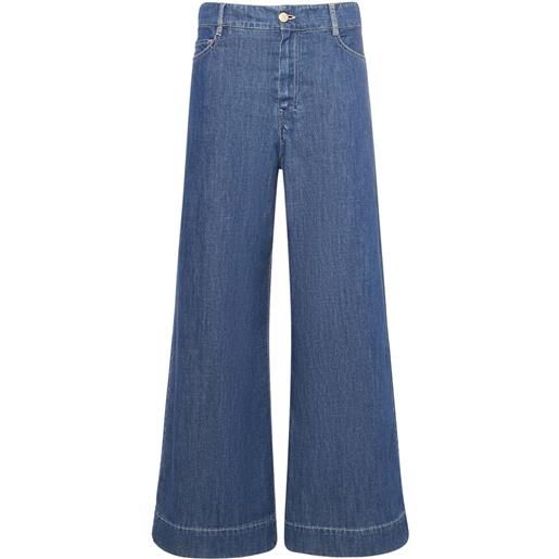 'S MAX MARA jeans dritti zendaya in denim di cotone