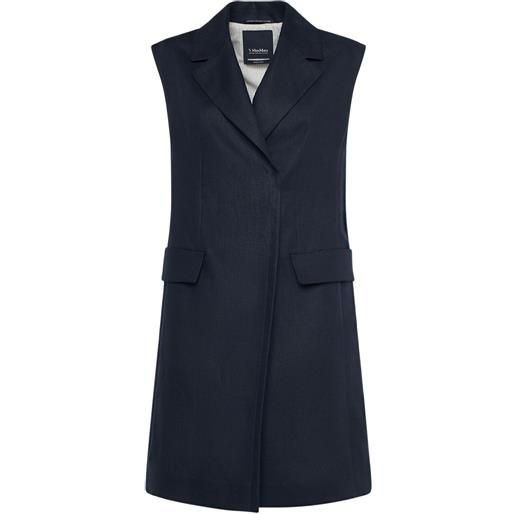 'S MAX MARA gilet marie in lino