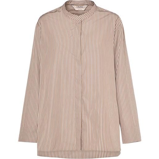 'S MAX MARA camicia rondine in cotone