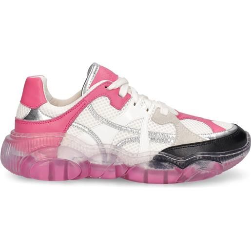 MOSCHINO sneakers in mesh e pelle
