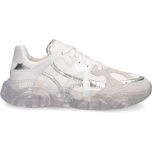 MOSCHINO sneakers in mesh e pelle