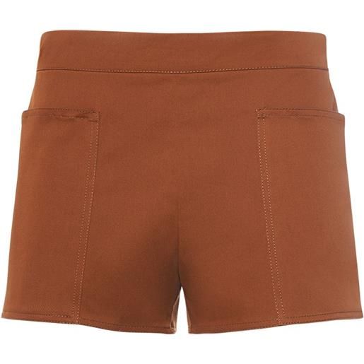 MAX MARA shorts in twill di cotone