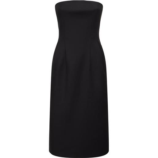 SPORTMAX vestito editta in gabardina di cotone