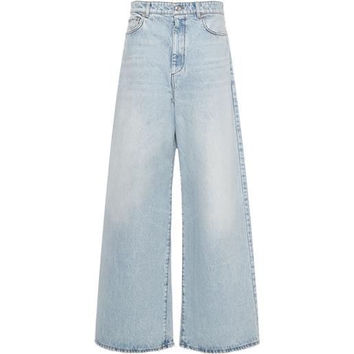 SPORTMAX jeans larghi vita bassa angri in denim