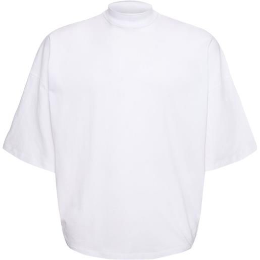 JIL SANDER t-shirt boxy fit in jersey di cotone