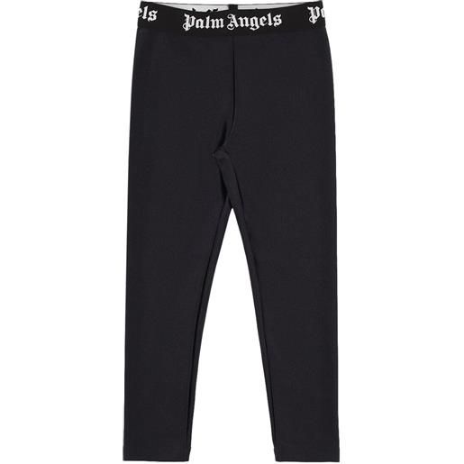 PALM ANGELS leggings in techno con logo