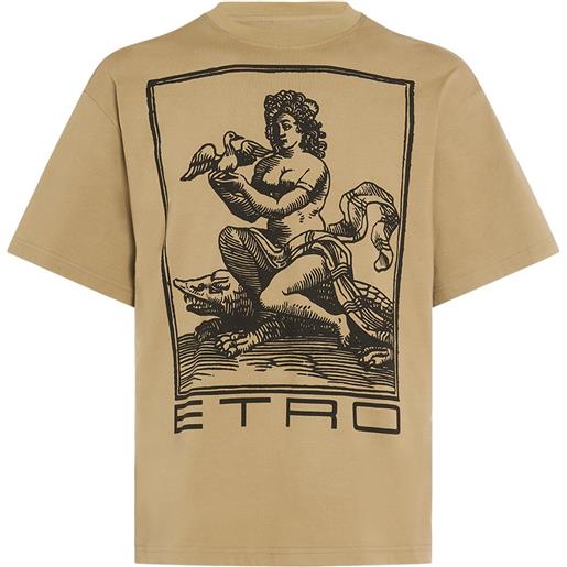 ETRO t-shirt in cotone con logo