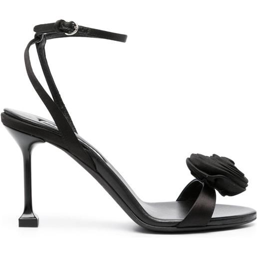 Miu Miu sandali con applicazione 100mm - nero