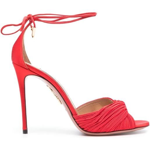 Aquazzura sandali bellini beauty 105mm - rosso
