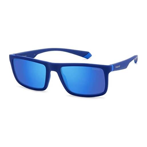 Polaroid pld 2134/s sunglasses, zx9/5x blue azure, 56 men's