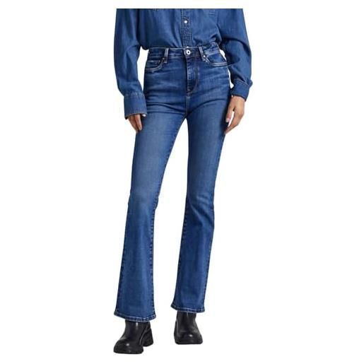 Pepe Jeans dion flare, jeans donna, nero (denim-xg1), 30w / 30l