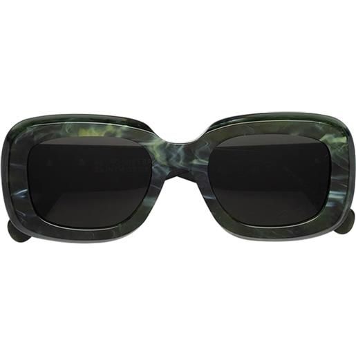 Retrosuperfuture occhiali da sole kqc virgo green saintwood