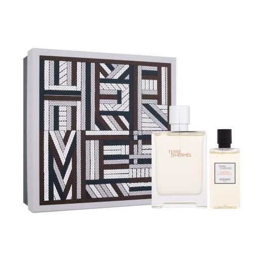Hermes terre d´hermès eau givrée cofanetti eau de parfum 100 ml + doccia gel 80 ml per uomo